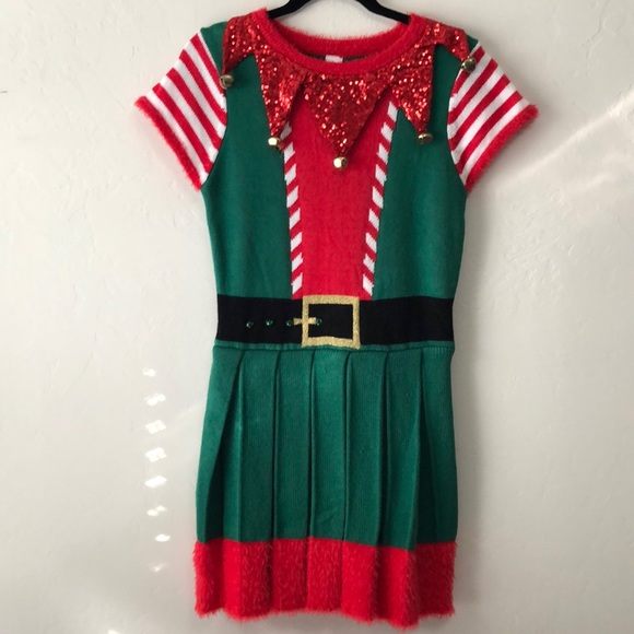holiday sweater dress